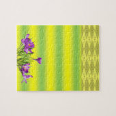 Floral Jigzaag Puzzle Legpuzzel (Horizontaal)