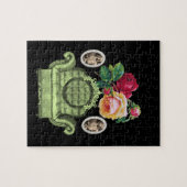 Floral Jigzaag Puzzle Legpuzzel (Horizontaal)