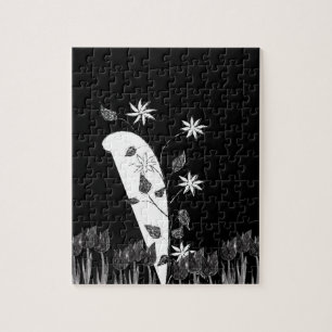 Floral Jigzaag Puzzle Legpuzzel