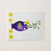 Floral Jigzaag Puzzle Legpuzzel (Horizontaal)