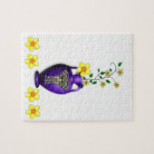 Floral Jigzaag Puzzle Legpuzzel (Horizontaal)