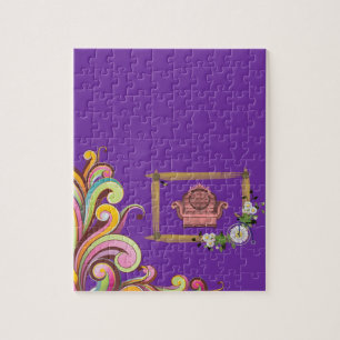 Floral Jigzaag Puzzle Legpuzzel