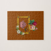 Floral Jigzaag Puzzle Legpuzzel (Horizontaal)