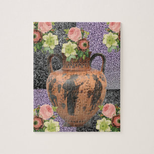 Floral Jigzaag Puzzle Legpuzzel