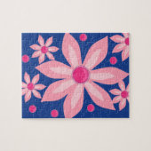 Floral Jigzaag Puzzle Legpuzzel (Horizontaal)