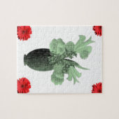 Floral Jigzaag Puzzle Legpuzzel (Horizontaal)