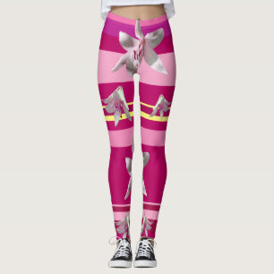 Floral Joy in Roze Leggings