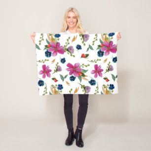 Floral Joyeaux Signature Blanket Fleece Deken