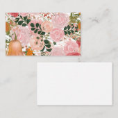 Floral Jumpsuit Visitekaartje (Voorkant / Achterkant)