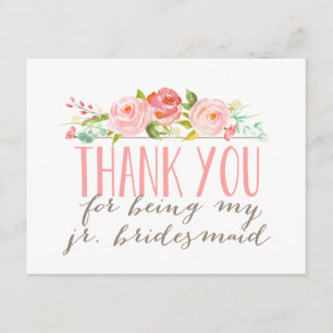 Floral Junior Bridesmaid Merci