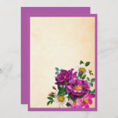  Floral Kaart (Voorkant / Achterkant)