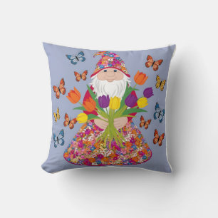 Floral Kaleidoscope Gnoom voor mama Kussen