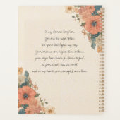 Floral Keepsake Journal voor 20XX Reflecties Planner (Achterkant)