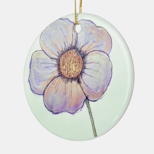 Floral Keramisch Ornament (Links)