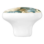 Floral Keramische Knop (Zijkant)