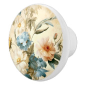 Floral Keramische Knop (Rechts)