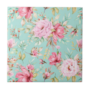 Floral keramische tegels tegeltje