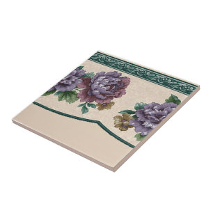 Floral keramische tegels tegeltje