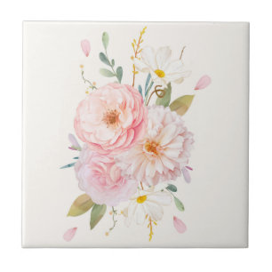 Floral keramische tegels tegeltje