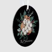 Floral Kerstmis Ornament (voorkant)