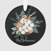 Floral Kerstmis Ornament (voorkant)