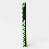 Floral kimono print, limoen- en pijngroen Case-Mate iPhone case (Achterkant/links)