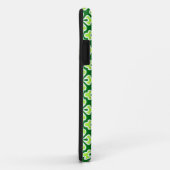 Floral kimono print, limoen- en pijngroen Case-Mate iPhone case (Achterkant/rechts)