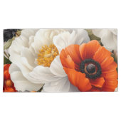 Floral King Pair Kussensloop (Voorkant-Rechts)