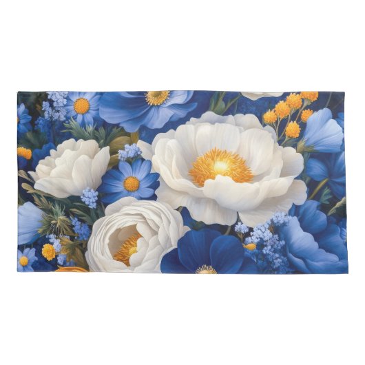 Floral King Single Kussensloop (Achterkant)