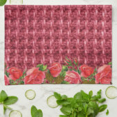 Floral Kitchen Hand Towel Theedoek (Gevouwen)