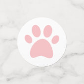 Floral Kitten fête d'anniversaire Confetti (Petit recto)