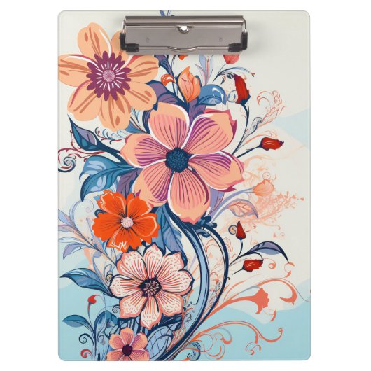 Floral Klembord (Voorkant)