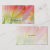 Floral - Kleuren van voorjaar Visitekaartje (Voorkant / Achterkant)