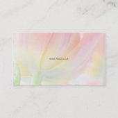 Floral - Kleuren van voorjaar Visitekaartje (Achterkant)