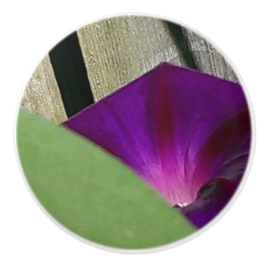 Floral Knob Keramische Knop (Voorkant)