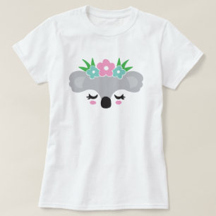 Floral Koala T-Shirt