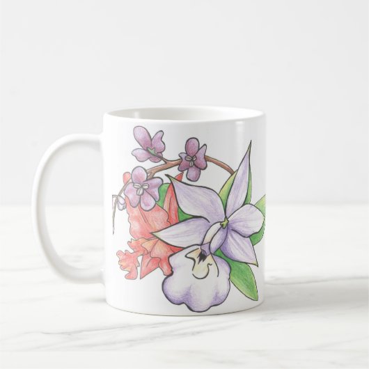 Floral Koffiemok (Links)