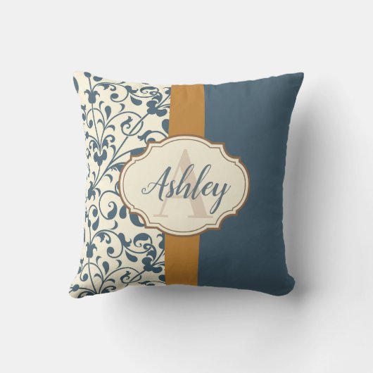  Floral Kussen (Achterkant)