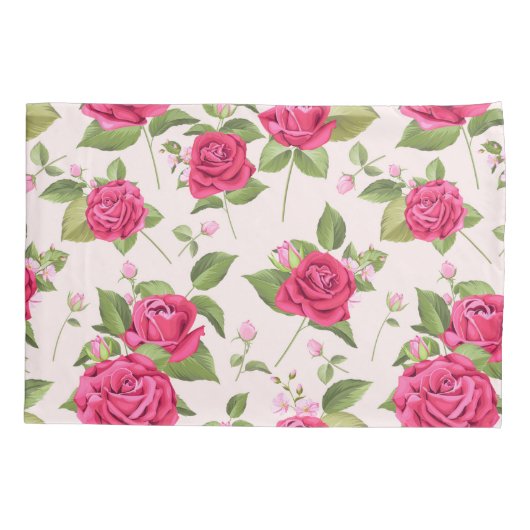  Floral Kussensloop (Achterkant-Links)