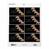 Floral Labels (Full Sheet)