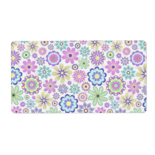 Floral Labels Zonnebloem (Voorkant)