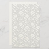 Floral Lace Pattern Briefpapier (Voorkant / Achterkant)
