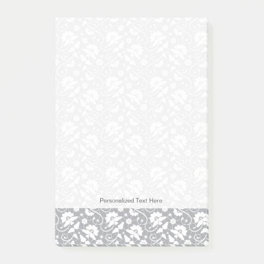 Floral Lace Pattern Post-it® Notes (Voorkant)