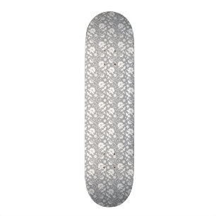 Floral Lace Pattern Skateboard