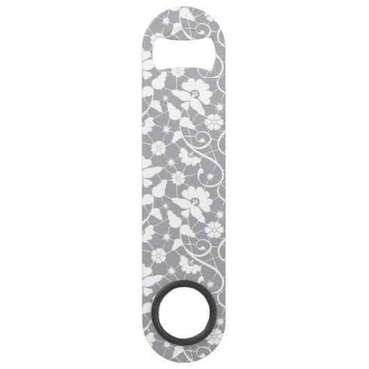 Floral Lace Pattern Speed Flessenopener (Voorkant)