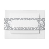 Floral Lace Pattern Uitnodigingen Wikkel (Voorkant Voorbeeld)