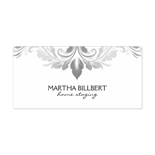 Floral Lace Zelfinktende Stempel (Design)