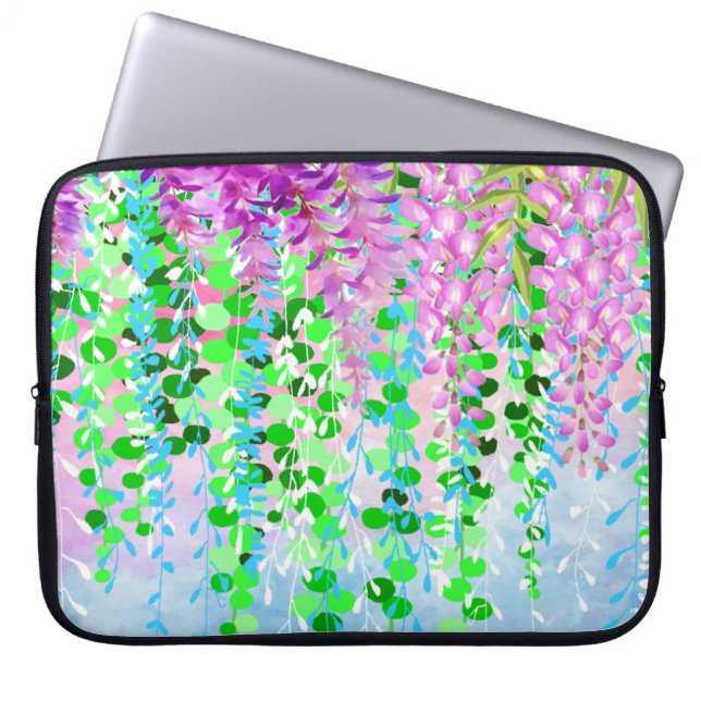 Floral Laptop Sleeve (Voorkant)