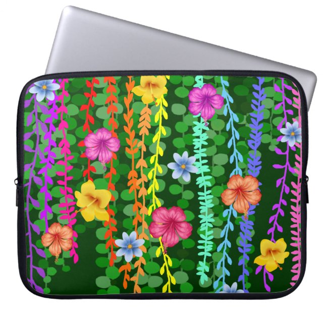 Floral Laptop Sleeve (Voorkant)