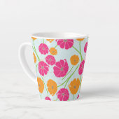 Floral Latte La De Da Mug (Angle gauche)